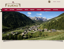 Tablet Screenshot of feurhof.com